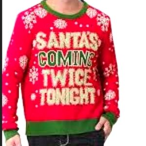 Festive Red Christmas Sweater